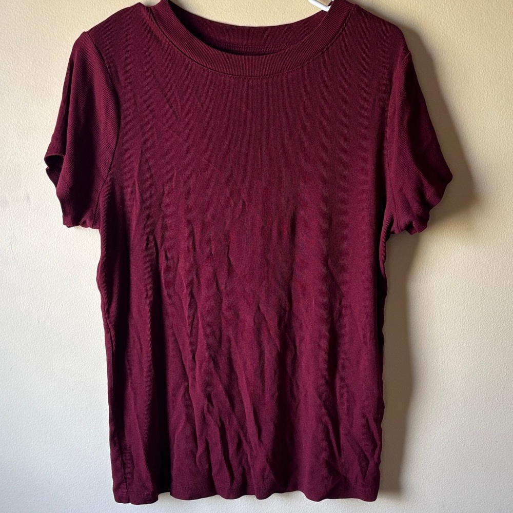Target A New Day Women's Ribbed Crewneck Top